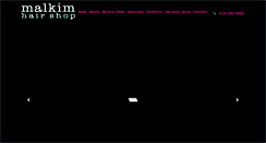 Desktop Screenshot of malkimhairsalonguelph.ca